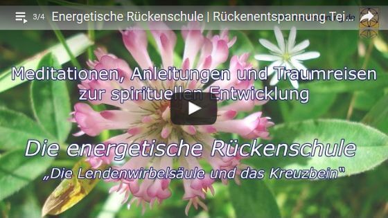 Bild Video: Anleitung / Meditation: Die energetische Rückenschule - Teil drei Lendenwirbelsäule und Kreuzbein