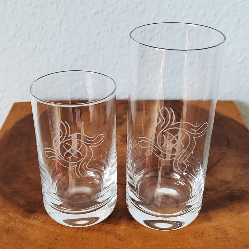 Glas mit Gravur BETEEM