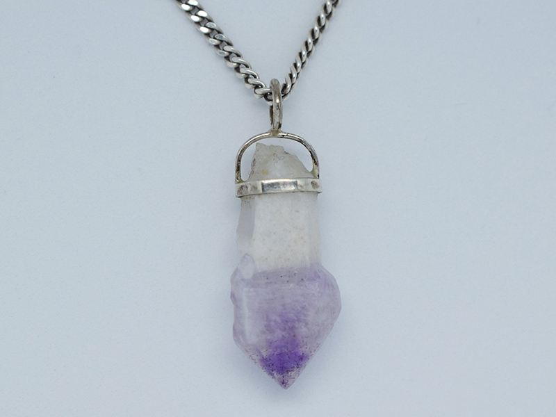 leichter Amethyst Zepter Anhänger leichter Amethyst Zepter Anhänger