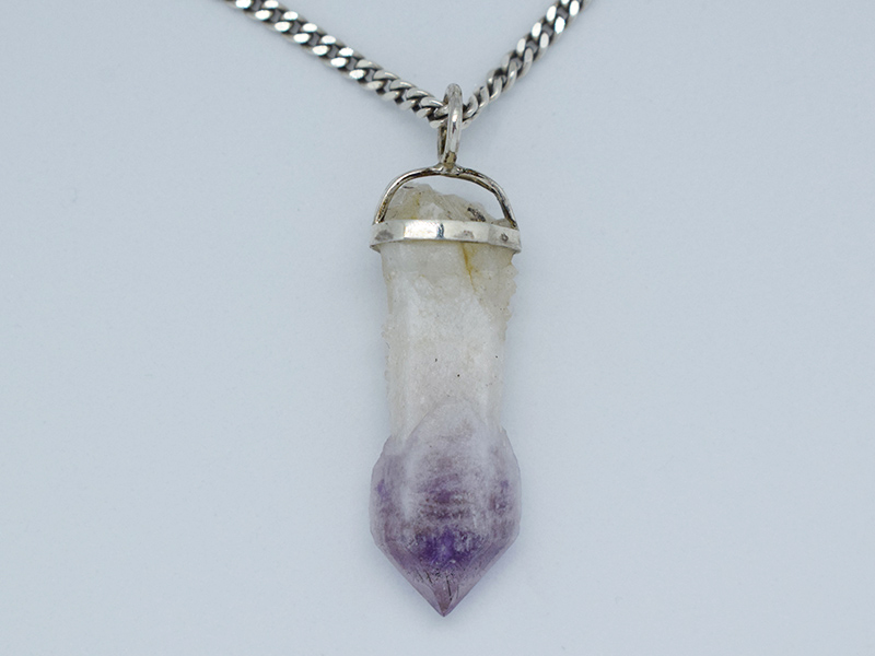 leichter Amethyst Zepter Anhänger leichter Amethyst Zepter Anhänger