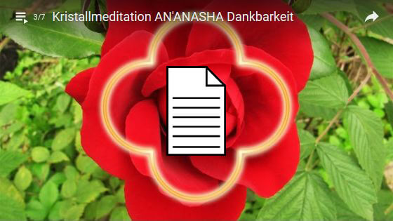 Bild Kristallmeditation: AN'ANASHA - Dankbarkeit