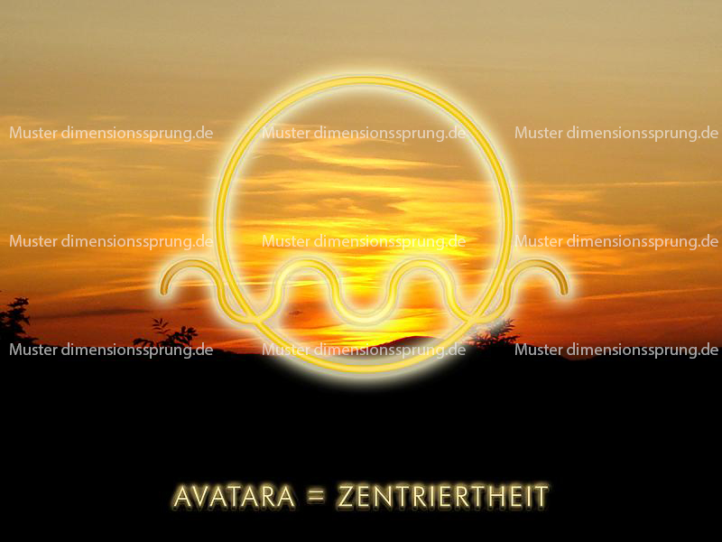 Meditationskarte / Energiesymbolkarte<BR/>AVATARA - Zentriertheit