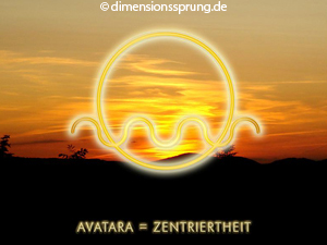 Meditationskarte / Energiesymbolkarte<BR/>AVATARA - Zentriertheit