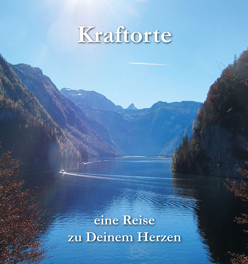 Bild Buch: Kraftorte - eine Reise zu Deinem Herzen und 4 neue Kristallkarten