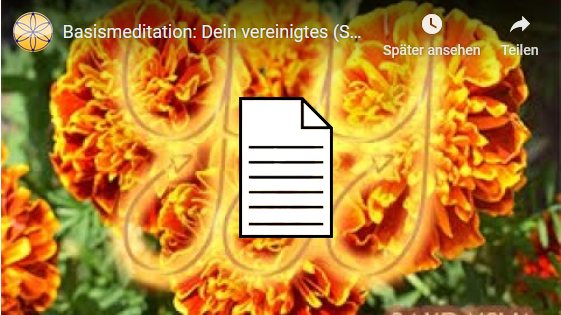 Bild Das vereinigte Chakra - eine Grundlage der Meditation