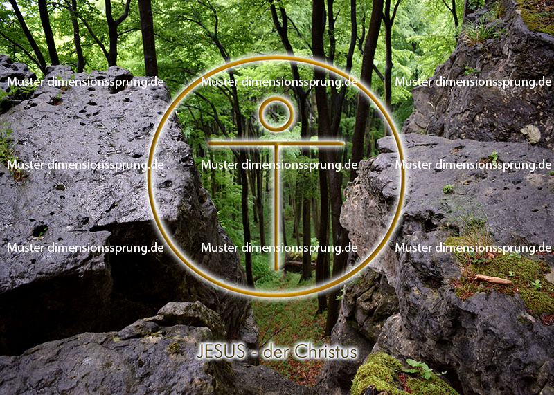 Meditationskarte / Energiesymbolkarte JESUS - der Christus