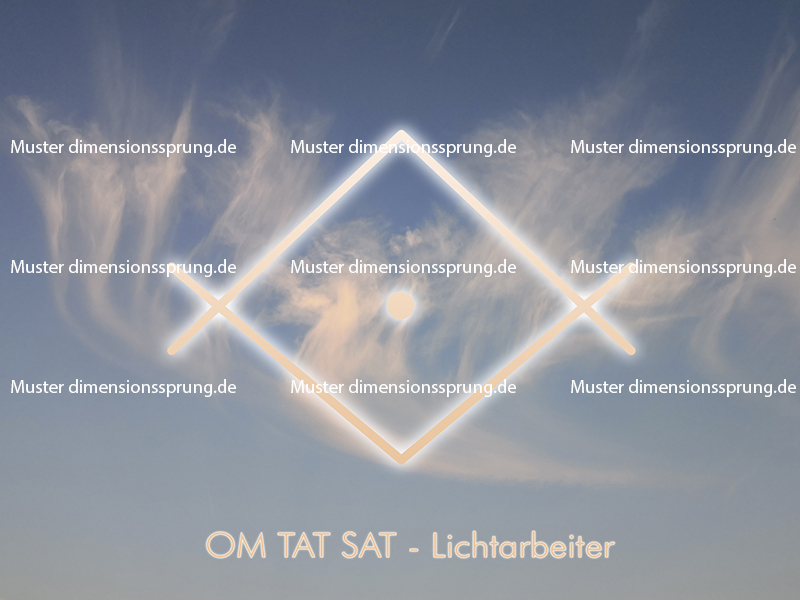 Meditationskarte / Energiesymbolkarte OM TAT SAT